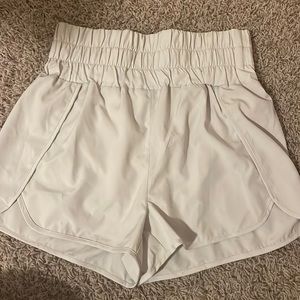 Cream shorts